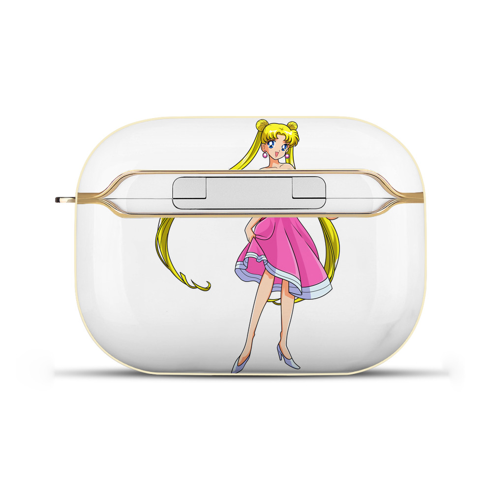 （画像用） 美少女戦士セーラームーン 愛野 美奈子 あいの みなこ Sailor Moon Aino Minako 【AirPods Pro用】ハードシェル保護ケース｜耐衝撃・防指紋・カラビナ付き商品仕様