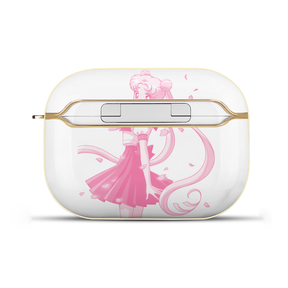 （画像用） 美少女戦士セーラームーン 愛野 美奈子 あいの みなこ Sailor Moon Aino Minako 【AirPods Pro用】ハードシェル保護ケース｜耐衝撃・防指紋・カラビナ付き商品仕様
