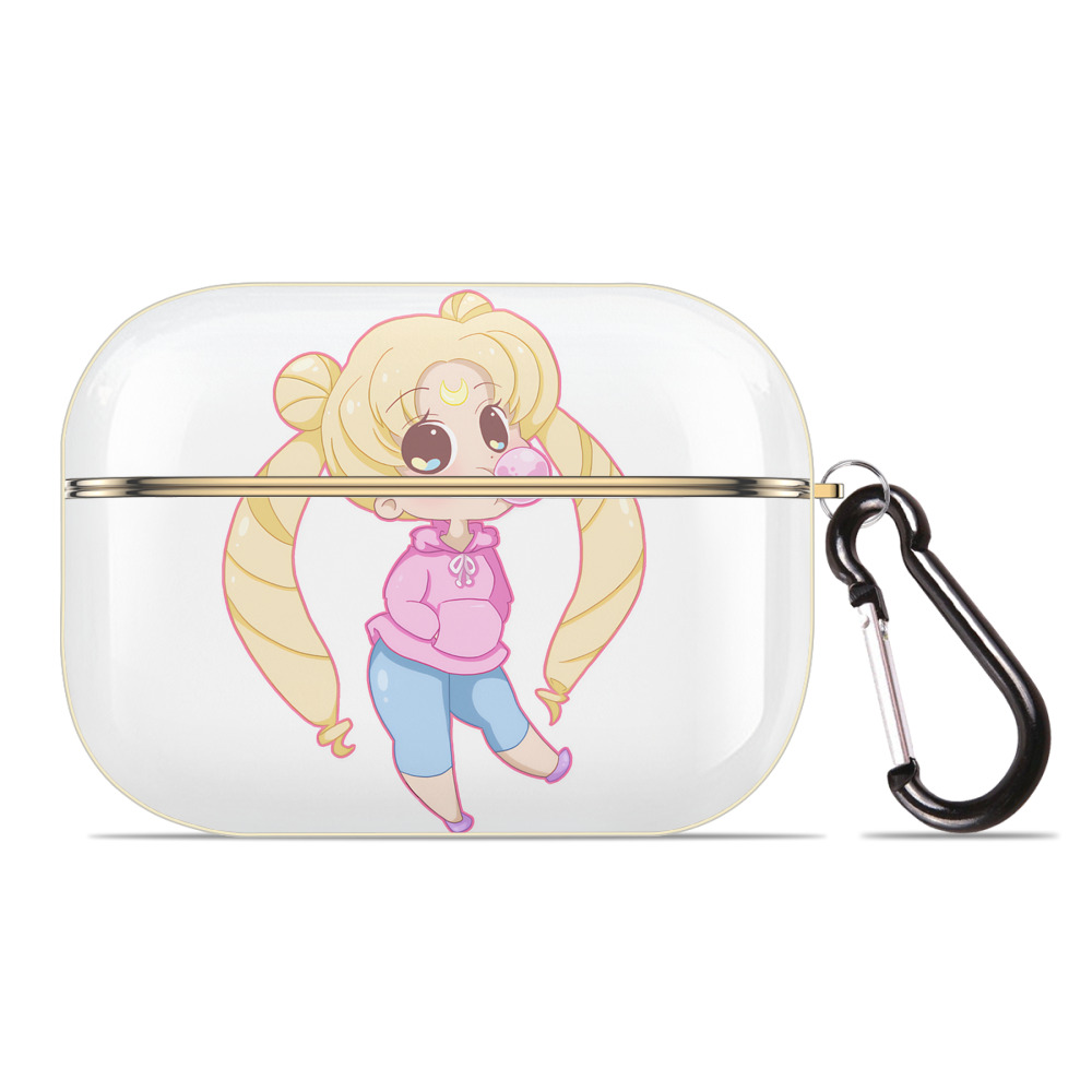 （画像用） 美少女戦士セーラームーン 愛野 美奈子 あいの みなこ Sailor Moon Aino Minako 【AirPods Pro用】ハードシェル保護ケース｜耐衝撃・防指紋・カラビナ付き商品仕様