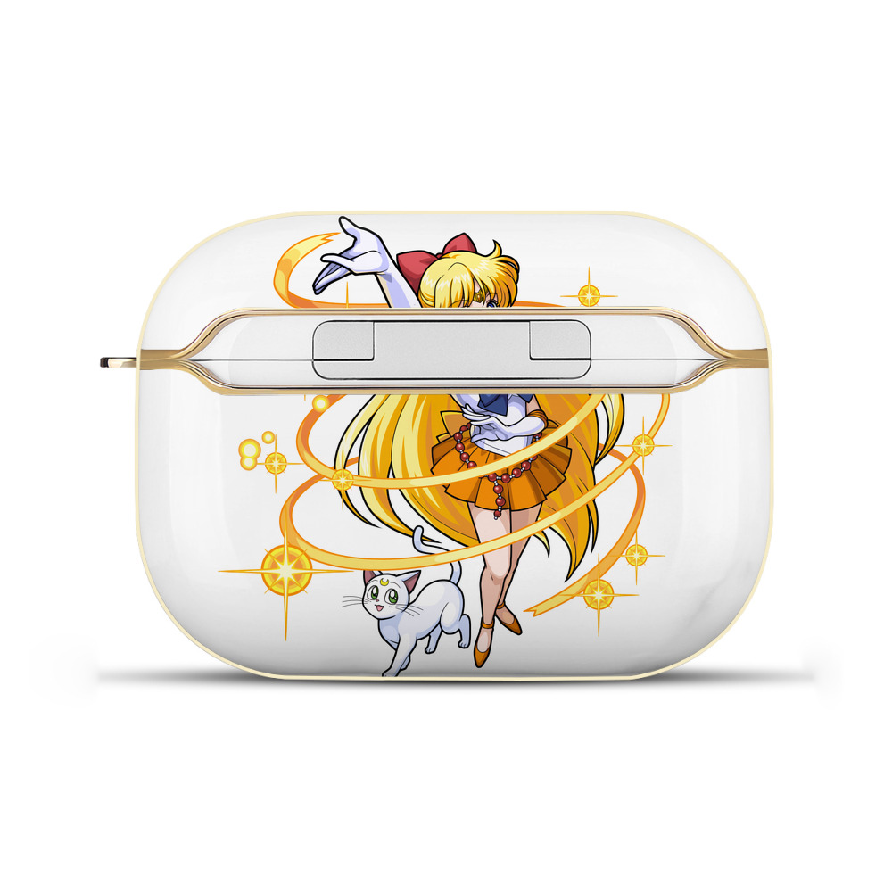 （画像用） 美少女戦士セーラームーン 愛野 美奈子 あいの みなこ Sailor Moon Aino Minako 【AirPods Pro用】ハードシェル保護ケース｜耐衝撃・防指紋・カラビナ付き商品仕様