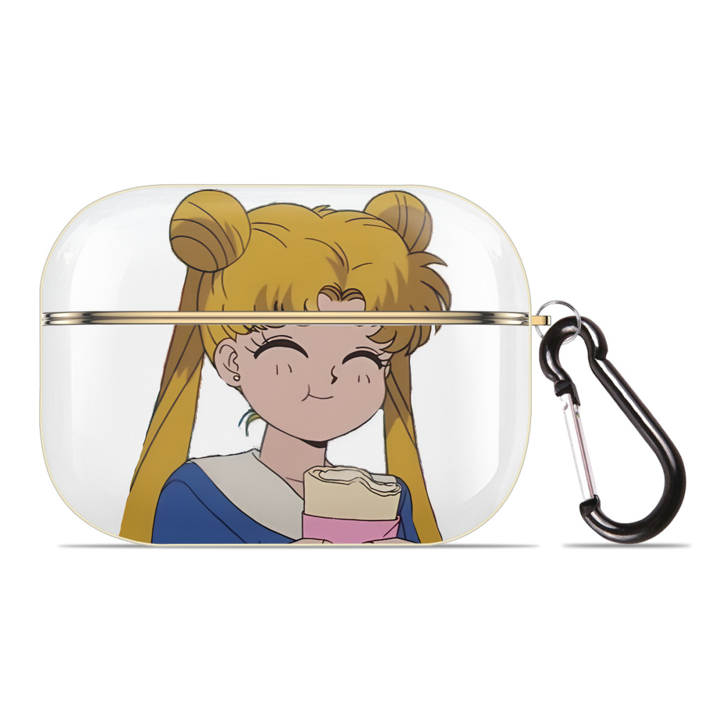（画像用） 美少女戦士セーラームーン 愛野 美奈子 あいの みなこ Sailor Moon Aino Minako 【AirPods Pro用】ハードシェル保護ケース｜耐衝撃・防指紋・カラビナ付き商品仕様