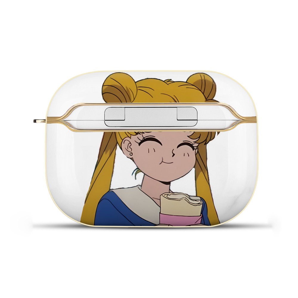 （画像用） 美少女戦士セーラームーン 愛野 美奈子 あいの みなこ Sailor Moon Aino Minako 【AirPods Pro用】ハードシェル保護ケース｜耐衝撃・防指紋・カラビナ付き商品仕様