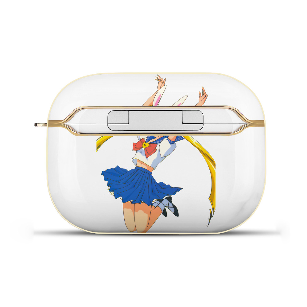 （画像用） 美少女戦士セーラームーン 愛野 美奈子 あいの みなこ Sailor Moon Aino Minako 【AirPods Pro用】ハードシェル保護ケース｜耐衝撃・防指紋・カラビナ付き商品仕様