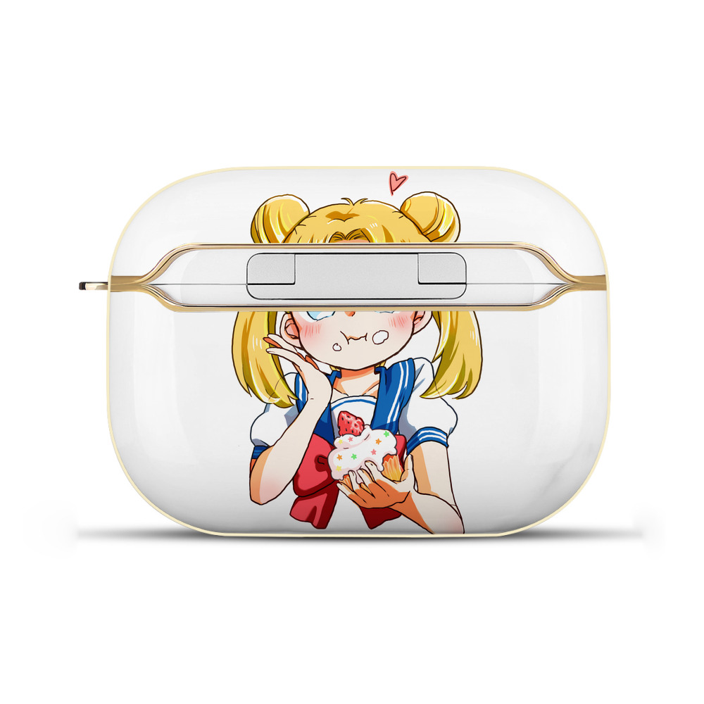 （画像用） 美少女戦士セーラームーン 愛野 美奈子 あいの みなこ Sailor Moon Aino Minako 【AirPods Pro用】ハードシェル保護ケース｜耐衝撃・防指紋・カラビナ付き商品仕様