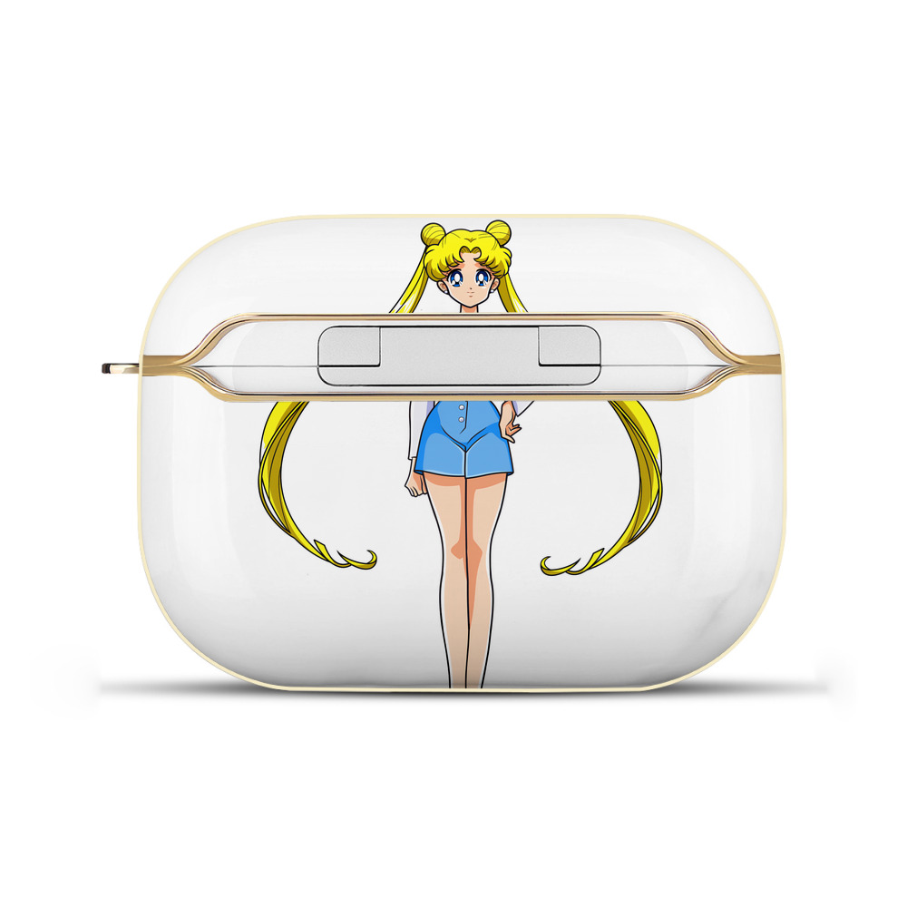 （画像用） 美少女戦士セーラームーン 愛野 美奈子 あいの みなこ Sailor Moon Aino Minako 【AirPods Pro用】ハードシェル保護ケース｜耐衝撃・防指紋・カラビナ付き商品仕様