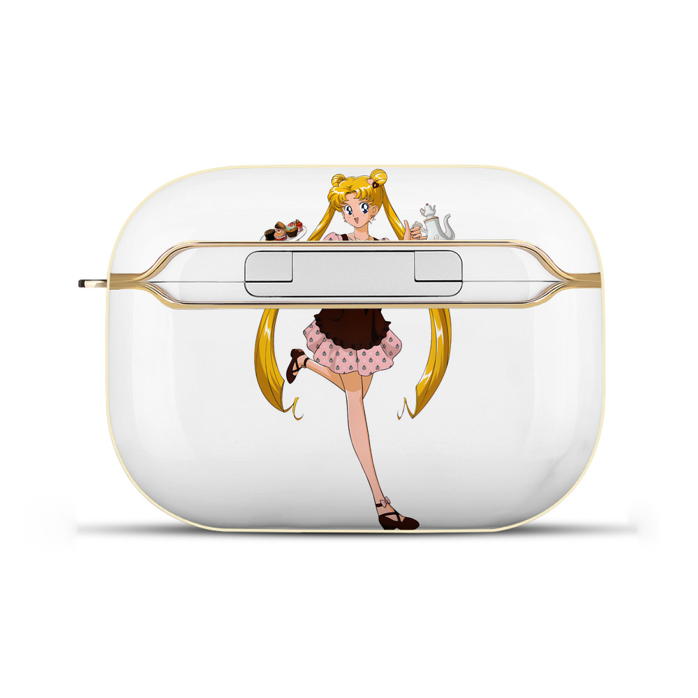 （画像用） 美少女戦士セーラームーン 愛野 美奈子 あいの みなこ Sailor Moon Aino Minako 【AirPods Pro用】ハードシェル保護ケース｜耐衝撃・防指紋・カラビナ付き商品仕様