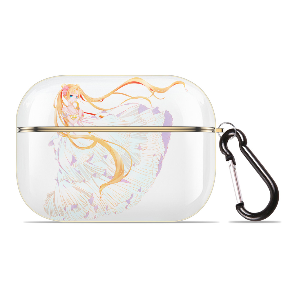 （画像用） 美少女戦士セーラームーン 愛野 美奈子 あいの みなこ Sailor Moon Aino Minako 【AirPods Pro用】ハードシェル保護ケース｜耐衝撃・防指紋・カラビナ付き商品仕様