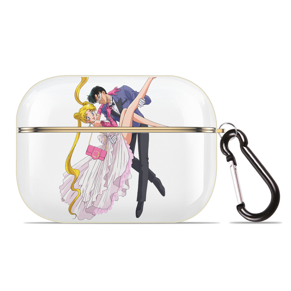 （画像用） 美少女戦士セーラームーン 愛野 美奈子 あいの みなこ Sailor Moon Aino Minako 【AirPods Pro用】ハードシェル保護ケース｜耐衝撃・防指紋・カラビナ付き商品仕様