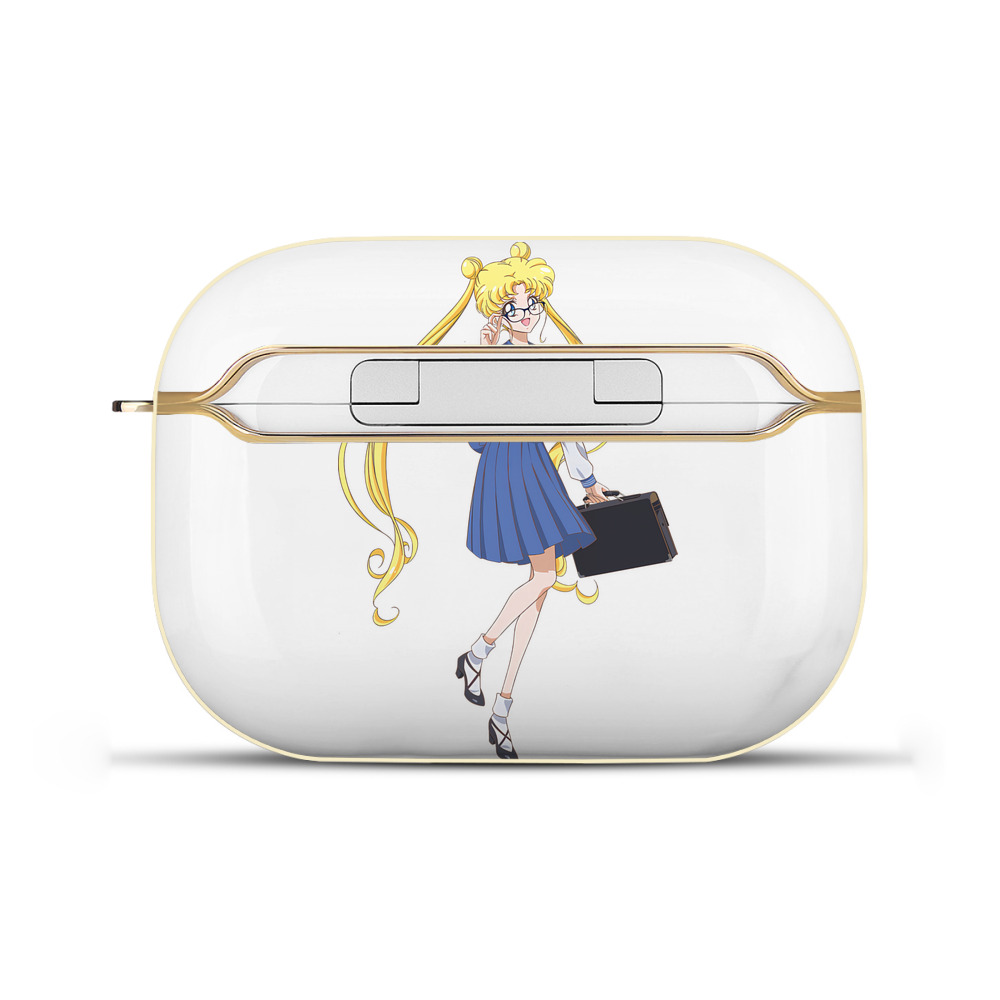 （画像用） 美少女戦士セーラームーン 愛野 美奈子 あいの みなこ Sailor Moon Aino Minako 【AirPods Pro用】ハードシェル保護ケース｜耐衝撃・防指紋・カラビナ付き商品仕様
