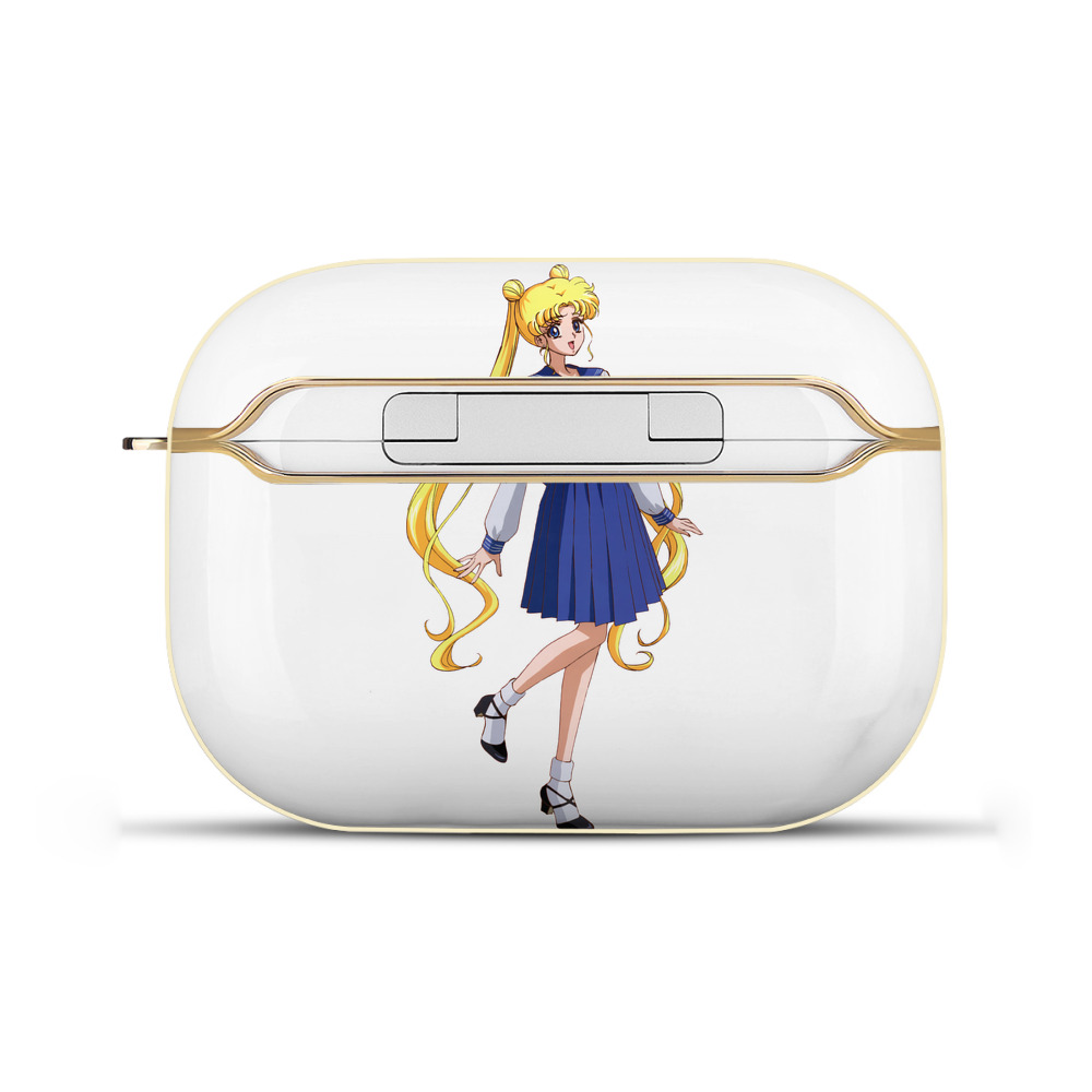 （画像用） 美少女戦士セーラームーン 愛野 美奈子 あいの みなこ Sailor Moon Aino Minako 【AirPods Pro用】ハードシェル保護ケース｜耐衝撃・防指紋・カラビナ付き商品仕様
