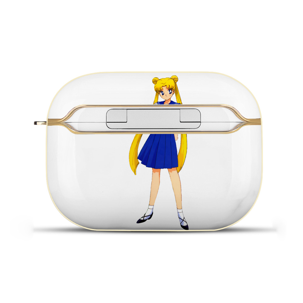 （画像用） 美少女戦士セーラームーン 愛野 美奈子 あいの みなこ Sailor Moon Aino Minako 【AirPods Pro用】ハードシェル保護ケース｜耐衝撃・防指紋・カラビナ付き商品仕様