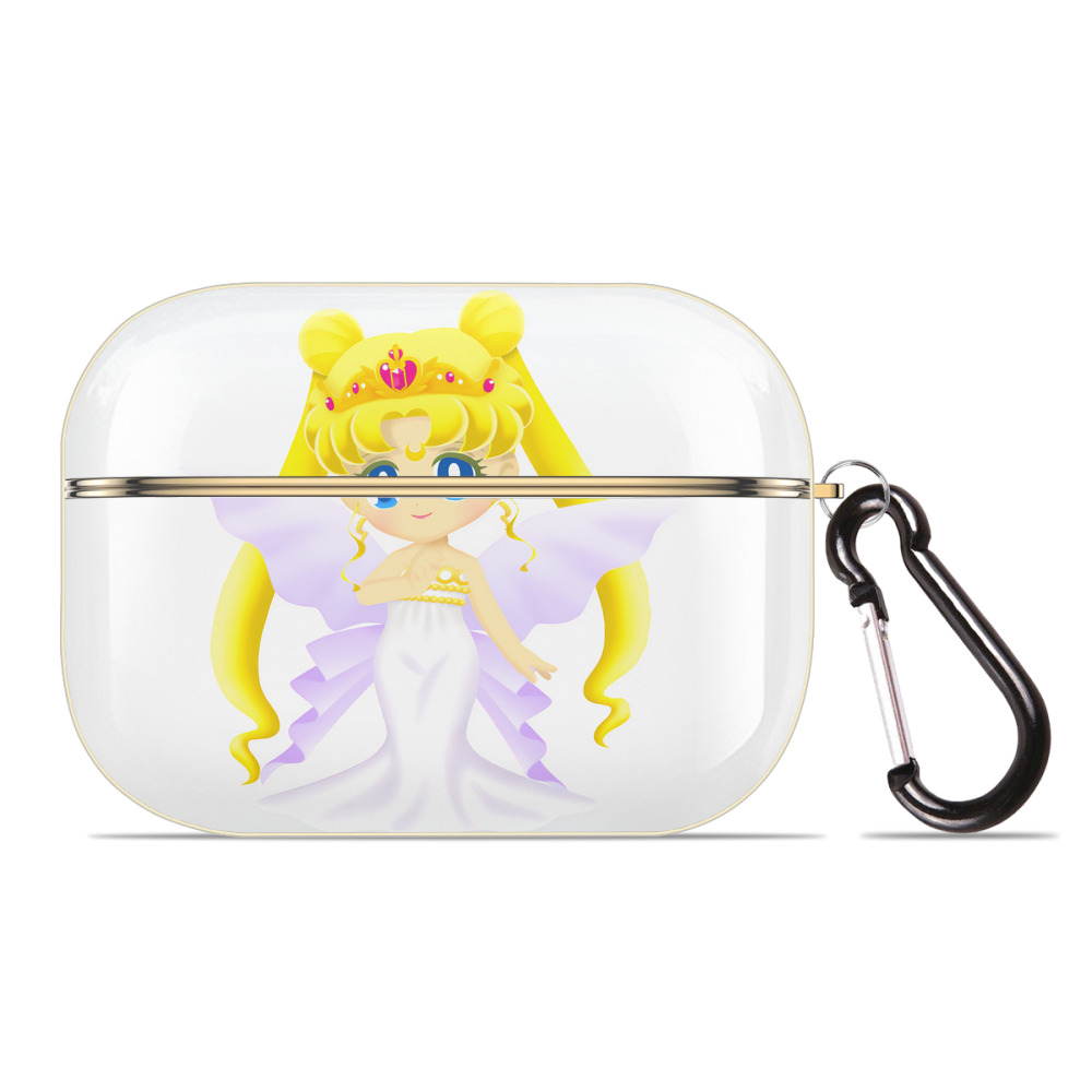 （画像用） 美少女戦士セーラームーン 愛野 美奈子 あいの みなこ Sailor Moon Aino Minako 【AirPods Pro用】ハードシェル保護ケース｜耐衝撃・防指紋・カラビナ付き商品仕様