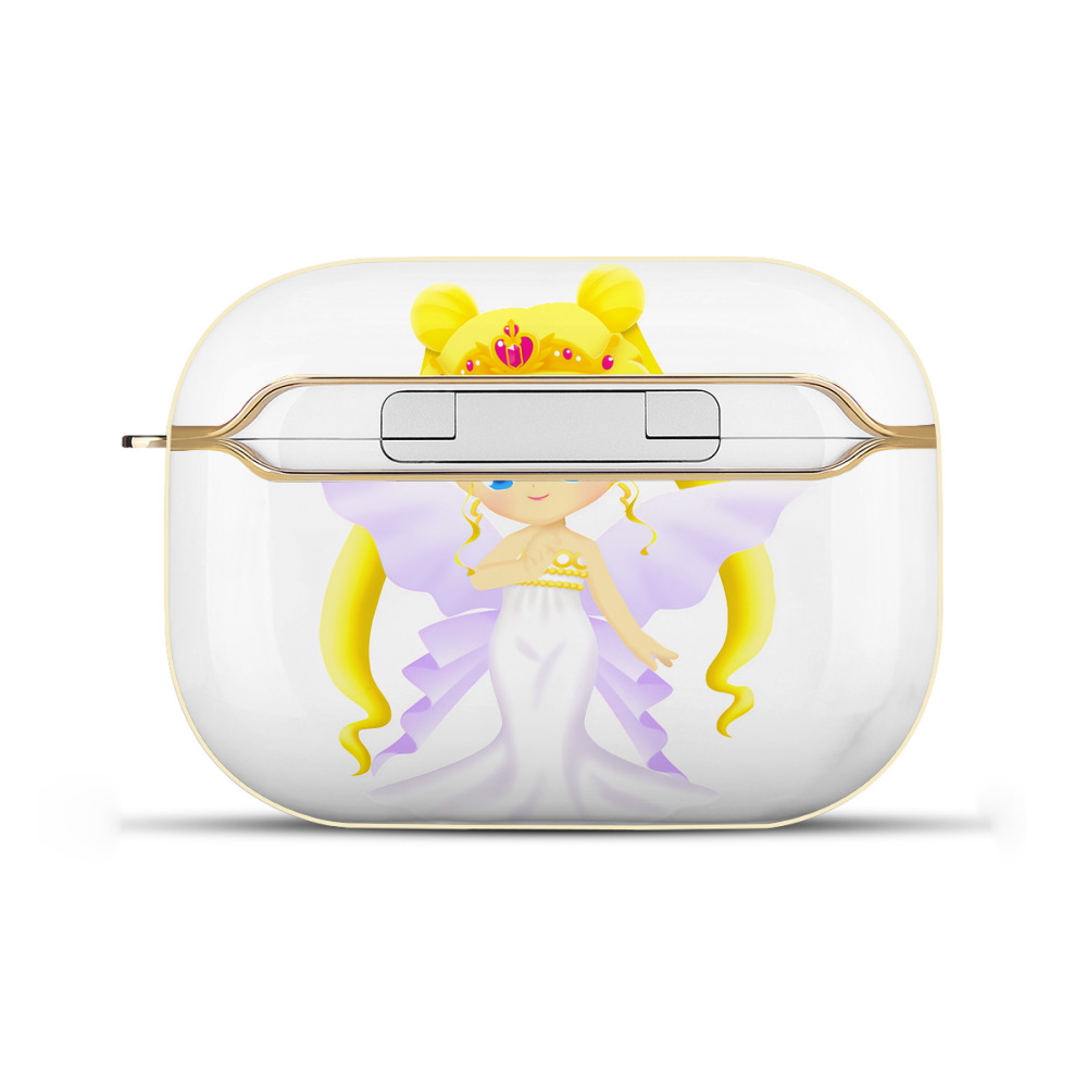 （画像用） 美少女戦士セーラームーン 愛野 美奈子 あいの みなこ Sailor Moon Aino Minako 【AirPods Pro用】ハードシェル保護ケース｜耐衝撃・防指紋・カラビナ付き商品仕様