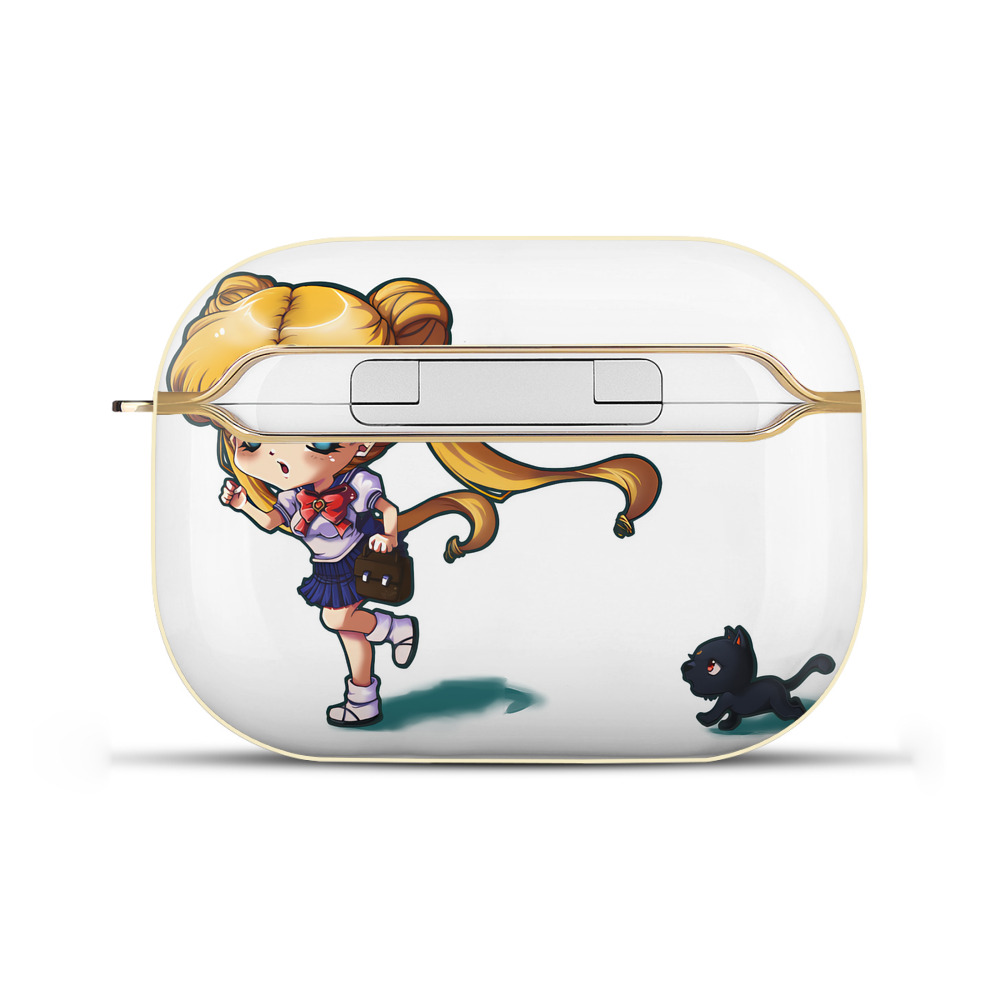 （画像用） 美少女戦士セーラームーン 愛野 美奈子 あいの みなこ Sailor Moon Aino Minako 【AirPods Pro用】ハードシェル保護ケース｜耐衝撃・防指紋・カラビナ付き商品仕様