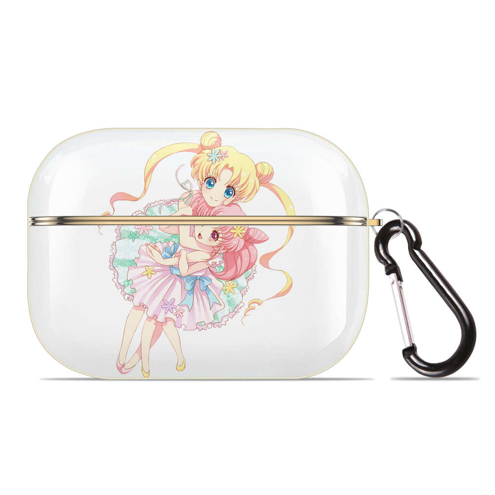 （画像用） 美少女戦士セーラームーン 愛野 美奈子 あいの みなこ Sailor Moon Aino Minako 【AirPods Pro用】ハードシェル保護ケース｜耐衝撃・防指紋・カラビナ付き商品仕様