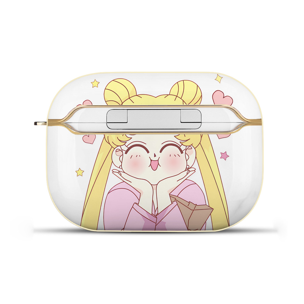 （画像用） 美少女戦士セーラームーン 愛野 美奈子 あいの みなこ Sailor Moon Aino Minako 【AirPods Pro用】ハードシェル保護ケース｜耐衝撃・防指紋・カラビナ付き商品仕様