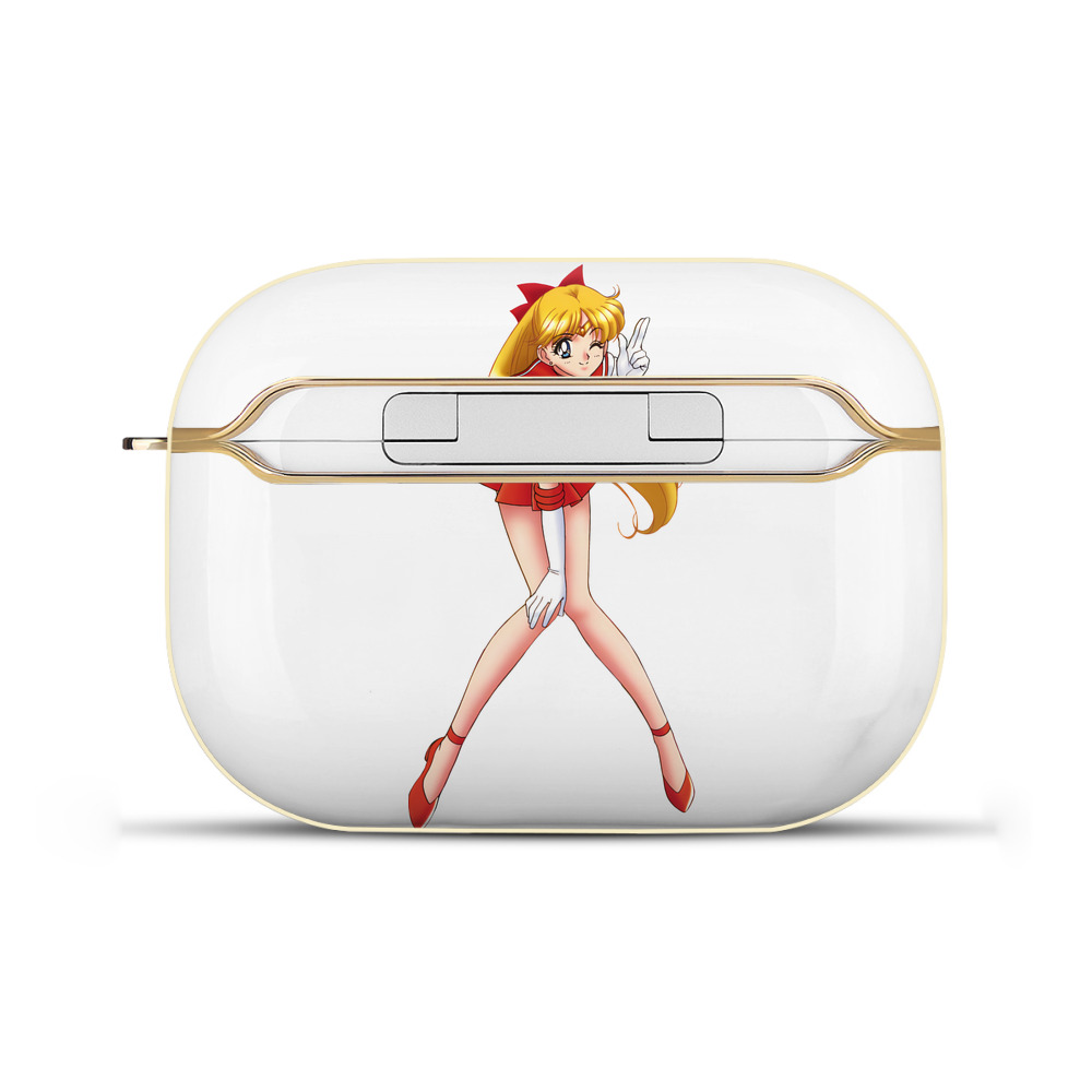 （画像用） 美少女戦士セーラームーン 愛野 美奈子 あいの みなこ Sailor Moon Aino Minako 【AirPods Pro用】ハードシェル保護ケース｜耐衝撃・防指紋・カラビナ付き商品仕様