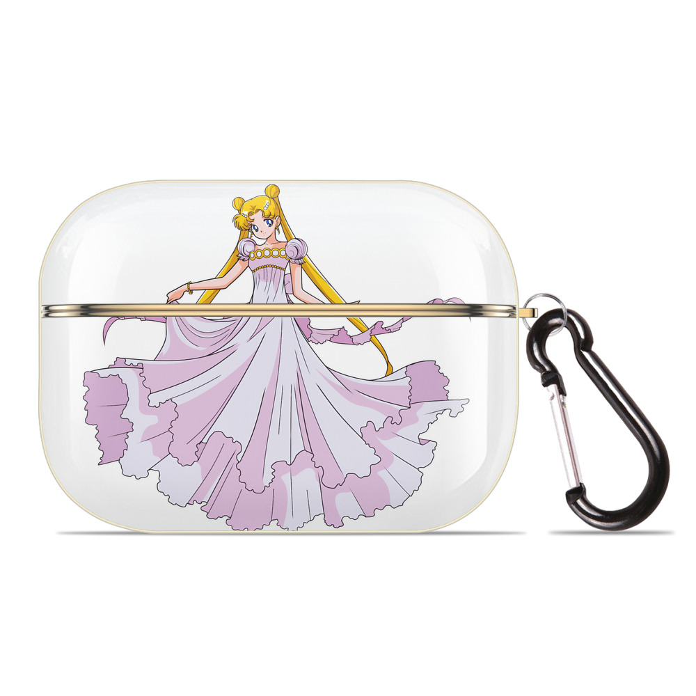 （画像用） 美少女戦士セーラームーン 愛野 美奈子 あいの みなこ Sailor Moon Aino Minako 【AirPods Pro用】ハードシェル保護ケース｜耐衝撃・防指紋・カラビナ付き商品仕様