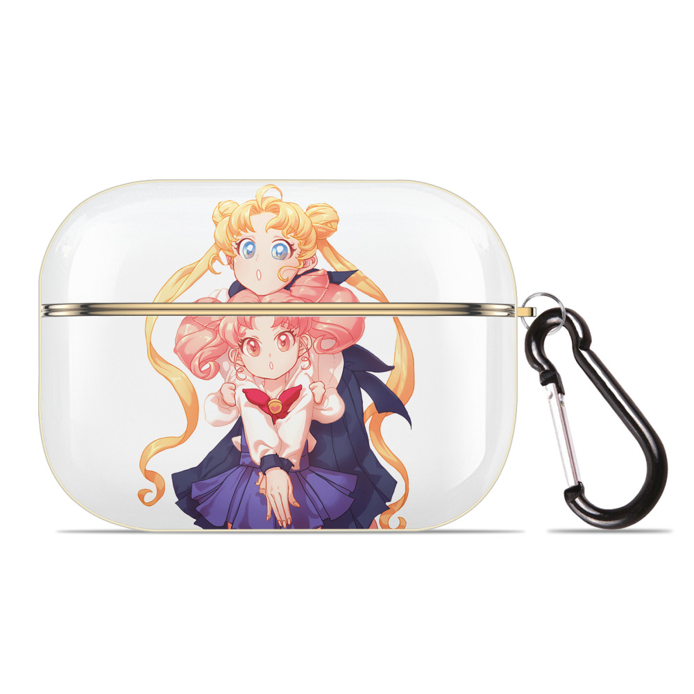 （画像用） 美少女戦士セーラームーン 愛野 美奈子 あいの みなこ Sailor Moon Aino Minako 【AirPods Pro用】ハードシェル保護ケース｜耐衝撃・防指紋・カラビナ付き商品仕様