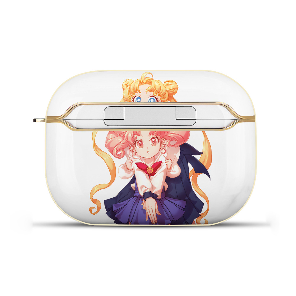 （画像用） 美少女戦士セーラームーン 愛野 美奈子 あいの みなこ Sailor Moon Aino Minako 【AirPods Pro用】ハードシェル保護ケース｜耐衝撃・防指紋・カラビナ付き商品仕様