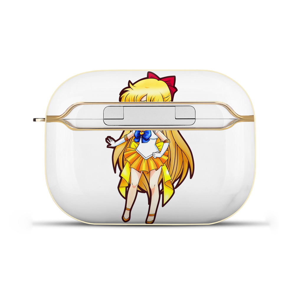 （画像用） 美少女戦士セーラームーン 愛野 美奈子 あいの みなこ Sailor Moon Aino Minako 【AirPods Pro用】ハードシェル保護ケース｜耐衝撃・防指紋・カラビナ付き商品仕様