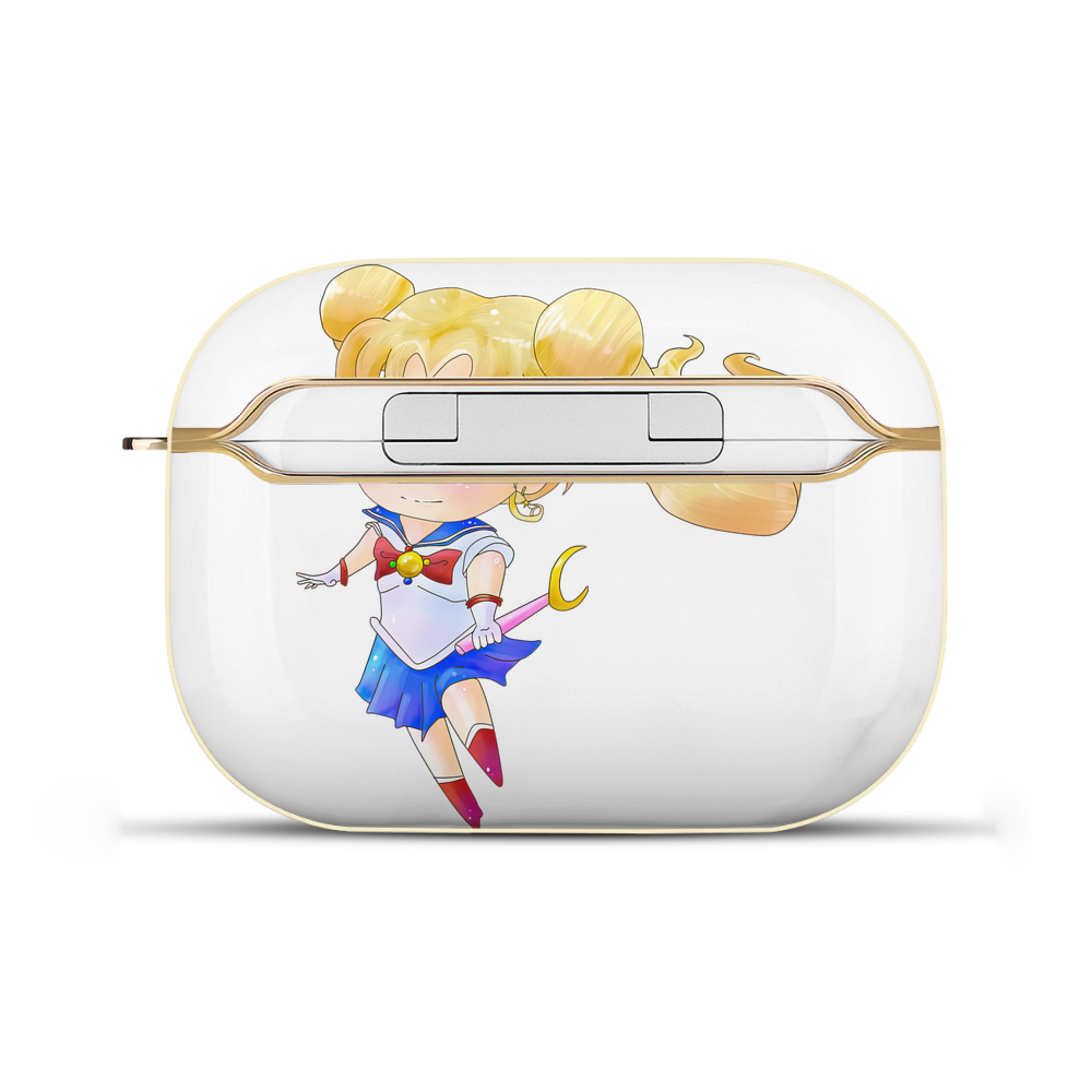 （画像用） 美少女戦士セーラームーン 愛野 美奈子 あいの みなこ Sailor Moon Aino Minako 【AirPods Pro用】ハードシェル保護ケース｜耐衝撃・防指紋・カラビナ付き商品仕様