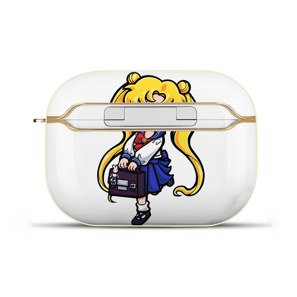 （画像用） 美少女戦士セーラームーン 愛野 美奈子 あいの みなこ Sailor Moon Aino Minako 【AirPods Pro用】ハードシェル保護ケース｜耐衝撃・防指紋・カラビナ付き商品仕様
