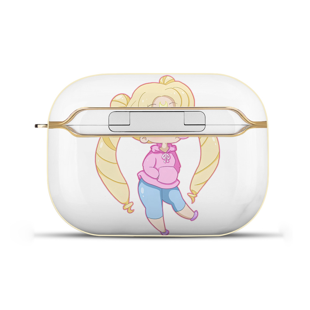（画像用） 美少女戦士セーラームーン 愛野 美奈子 あいの みなこ Sailor Moon Aino Minako 【AirPods Pro用】ハードシェル保護ケース｜耐衝撃・防指紋・カラビナ付き商品仕様