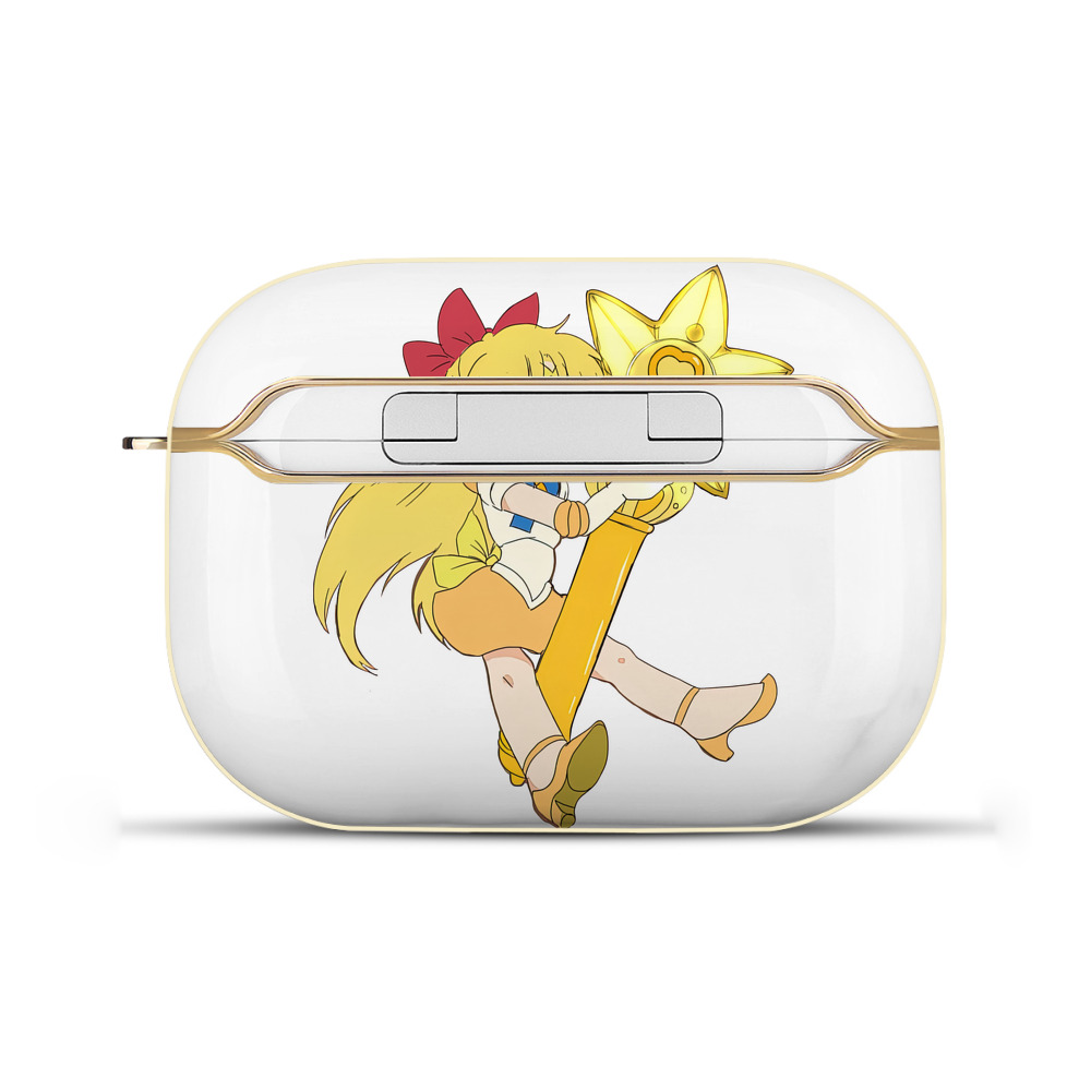 （画像用） 美少女戦士セーラームーン 愛野 美奈子 あいの みなこ Sailor Moon Aino Minako 【AirPods Pro用】ハードシェル保護ケース｜耐衝撃・防指紋・カラビナ付き商品仕様