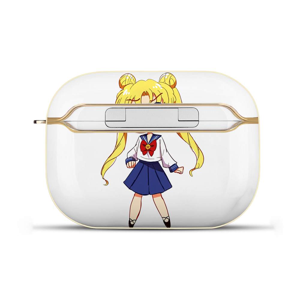 （画像用） 美少女戦士セーラームーン 愛野 美奈子 あいの みなこ Sailor Moon Aino Minako 【AirPods Pro用】ハードシェル保護ケース｜耐衝撃・防指紋・カラビナ付き商品仕様