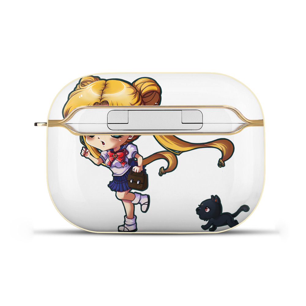 （画像用） 美少女戦士セーラームーン 愛野 美奈子 あいの みなこ Sailor Moon Aino Minako 【AirPods Pro用】ハードシェル保護ケース｜耐衝撃・防指紋・カラビナ付き商品仕様