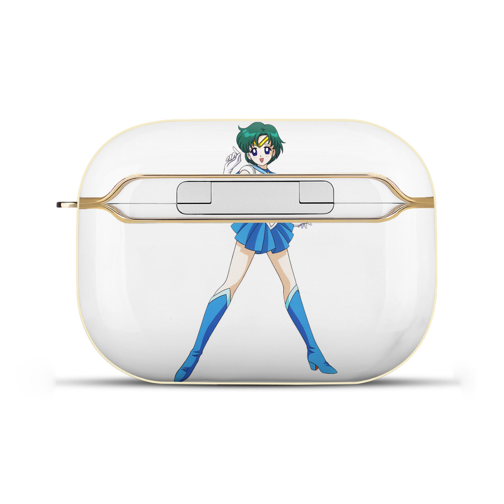 （画像用） 美少女戦士セーラームーン 海王 みちる（かいおう みちる） Sailor Moon Kaiou Michiru 【AirPods Pro用】ハードシェル保護ケース｜耐衝撃・防指紋・カラビナ付き商品仕様
