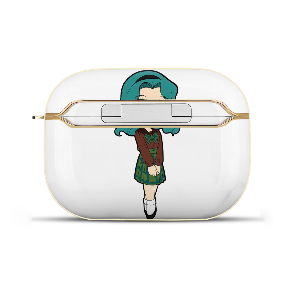 （画像用） 美少女戦士セーラームーン 海王 みちる（かいおう みちる） Sailor Moon Kaiou Michiru 【AirPods Pro用】ハードシェル保護ケース｜耐衝撃・防指紋・カラビナ付き商品仕様