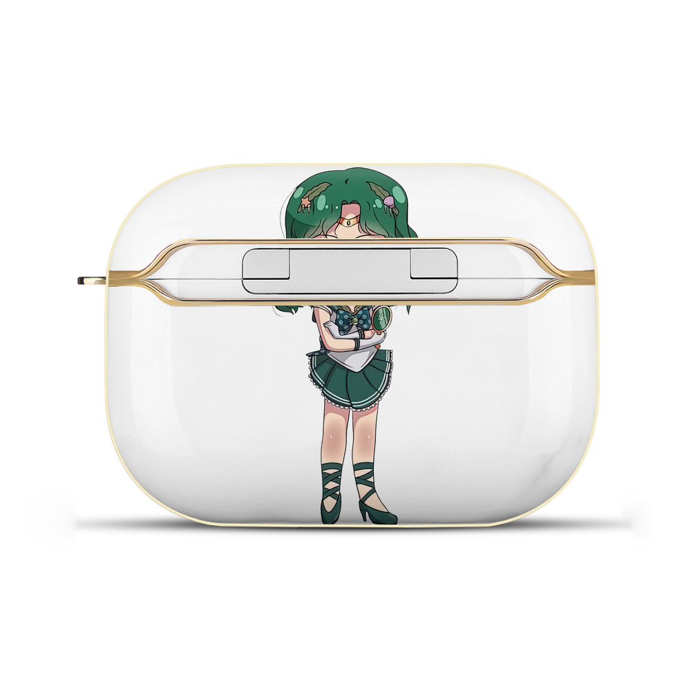 （画像用） 美少女戦士セーラームーン 海王 みちる（かいおう みちる） Sailor Moon Kaiou Michiru 【AirPods Pro用】ハードシェル保護ケース｜耐衝撃・防指紋・カラビナ付き商品仕様