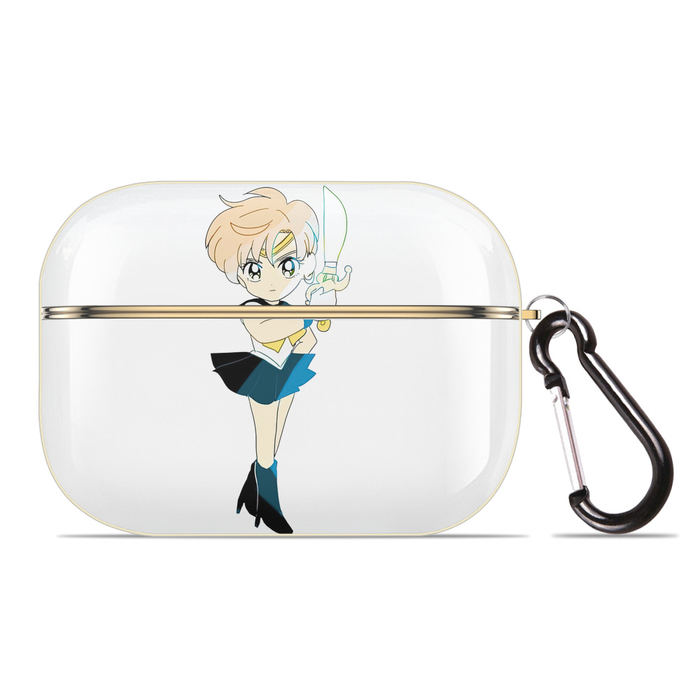 （画像用） 美少女戦士セーラームーン 天王はるか Sailor Moon Tenoh Haruka 【AirPods Pro用】ハードシェル保護ケース｜耐衝撃・防指紋・カラビナ付き商品仕様