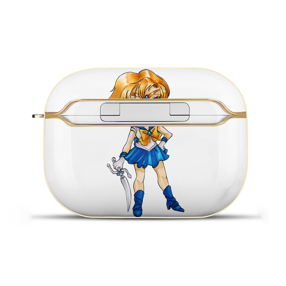 （画像用） 美少女戦士セーラームーン 天王はるか Sailor Moon Tenoh Haruka 【AirPods Pro用】ハードシェル保護ケース｜耐衝撃・防指紋・カラビナ付き商品仕様