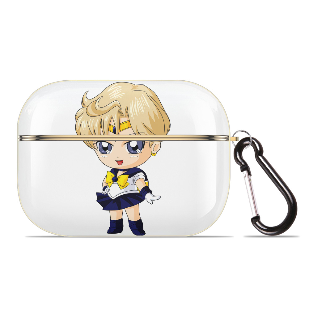（画像用） 美少女戦士セーラームーン 天王はるか Sailor Moon Tenoh Haruka 【AirPods Pro用】ハードシェル保護ケース｜耐衝撃・防指紋・カラビナ付き商品仕様