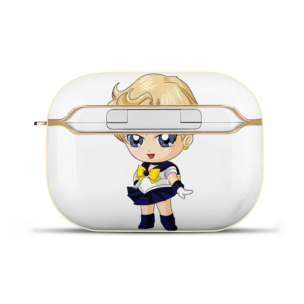 （画像用） 美少女戦士セーラームーン 天王はるか Sailor Moon Tenoh Haruka 【AirPods Pro用】ハードシェル保護ケース｜耐衝撃・防指紋・カラビナ付き商品仕様
