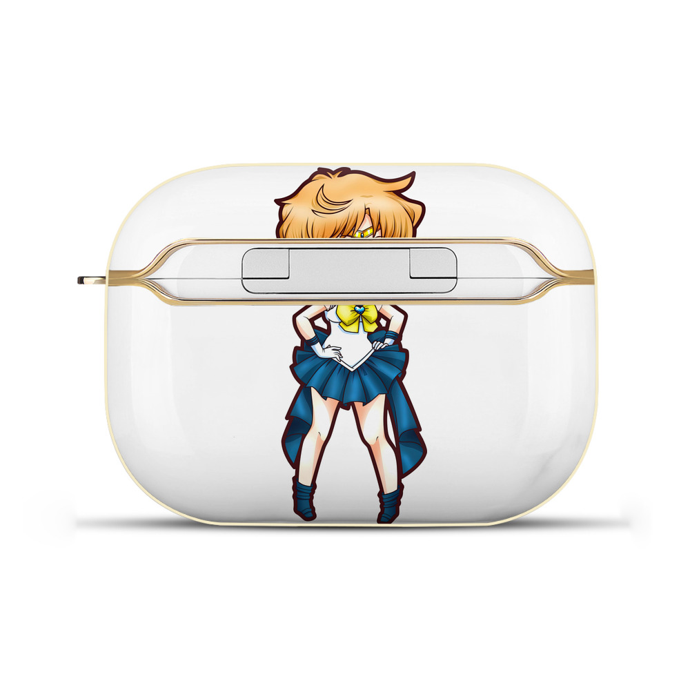 （画像用） 美少女戦士セーラームーン 天王はるか Sailor Moon Tenoh Haruka 【AirPods Pro用】ハードシェル保護ケース｜耐衝撃・防指紋・カラビナ付き商品仕様