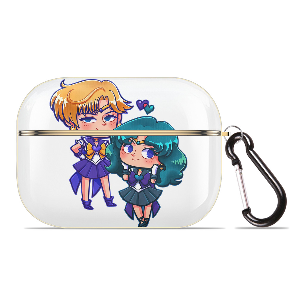 （画像用） 美少女戦士セーラームーン 天王はるか Sailor Moon Tenoh Haruka 【AirPods Pro用】ハードシェル保護ケース｜耐衝撃・防指紋・カラビナ付き商品仕様