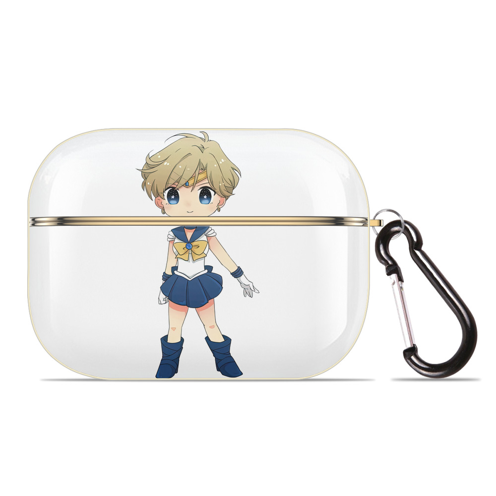 （画像用） 美少女戦士セーラームーン 天王はるか Sailor Moon Tenoh Haruka 【AirPods Pro用】ハードシェル保護ケース｜耐衝撃・防指紋・カラビナ付き商品仕様
