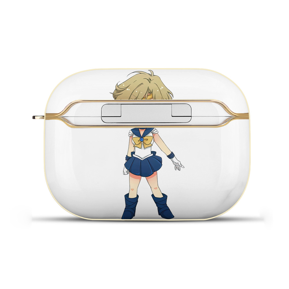 （画像用） 美少女戦士セーラームーン 天王はるか Sailor Moon Tenoh Haruka 【AirPods Pro用】ハードシェル保護ケース｜耐衝撃・防指紋・カラビナ付き商品仕様