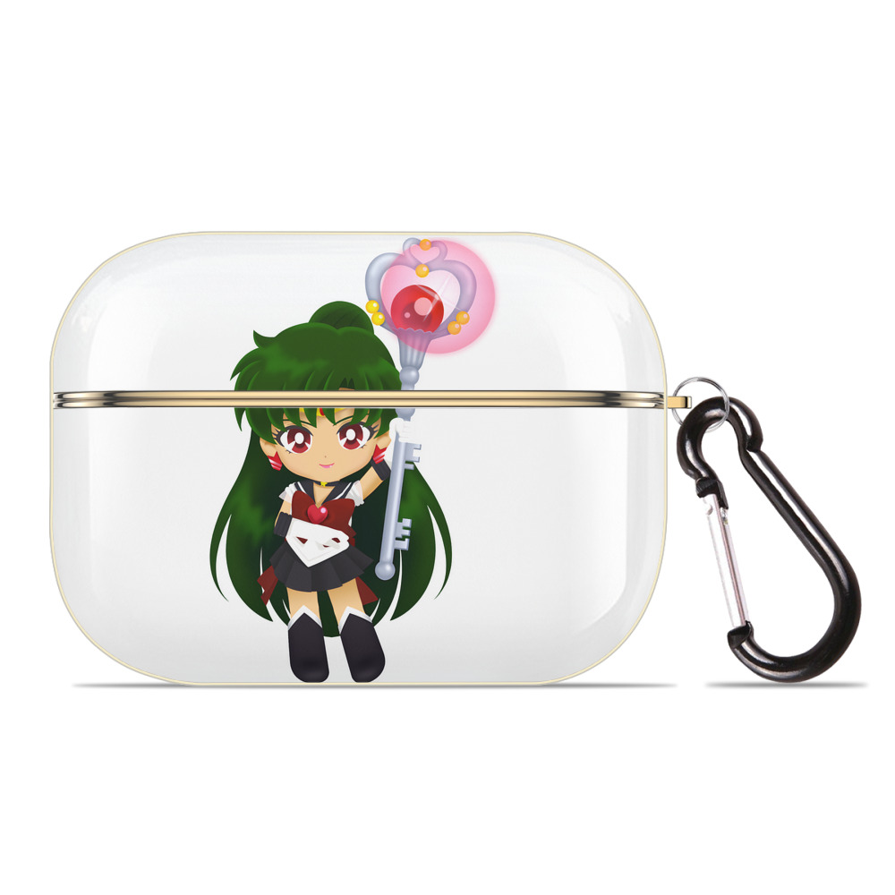 （画像用） 美少女戦士セーラームーン 冥王せつな Sailor Moon Meiou Setsuna 【AirPods Pro用】ハードシェル保護ケース｜耐衝撃・防指紋・カラビナ付き商品仕様