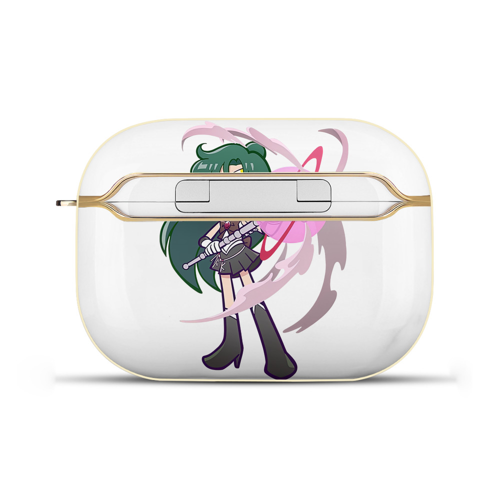 （画像用） 美少女戦士セーラームーン 冥王せつな Sailor Moon Meiou Setsuna 【AirPods Pro用】ハードシェル保護ケース｜耐衝撃・防指紋・カラビナ付き商品仕様