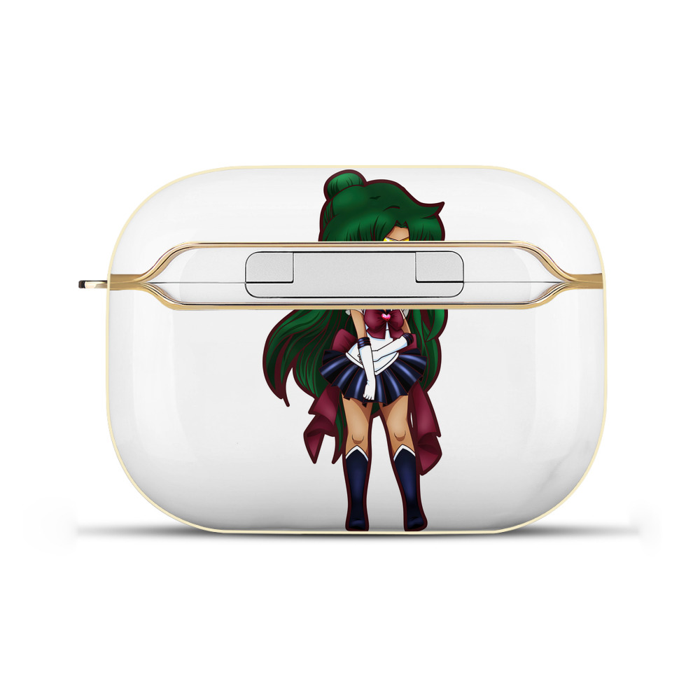 （画像用） 美少女戦士セーラームーン 冥王せつな Sailor Moon Meiou Setsuna 【AirPods Pro用】ハードシェル保護ケース｜耐衝撃・防指紋・カラビナ付き商品仕様