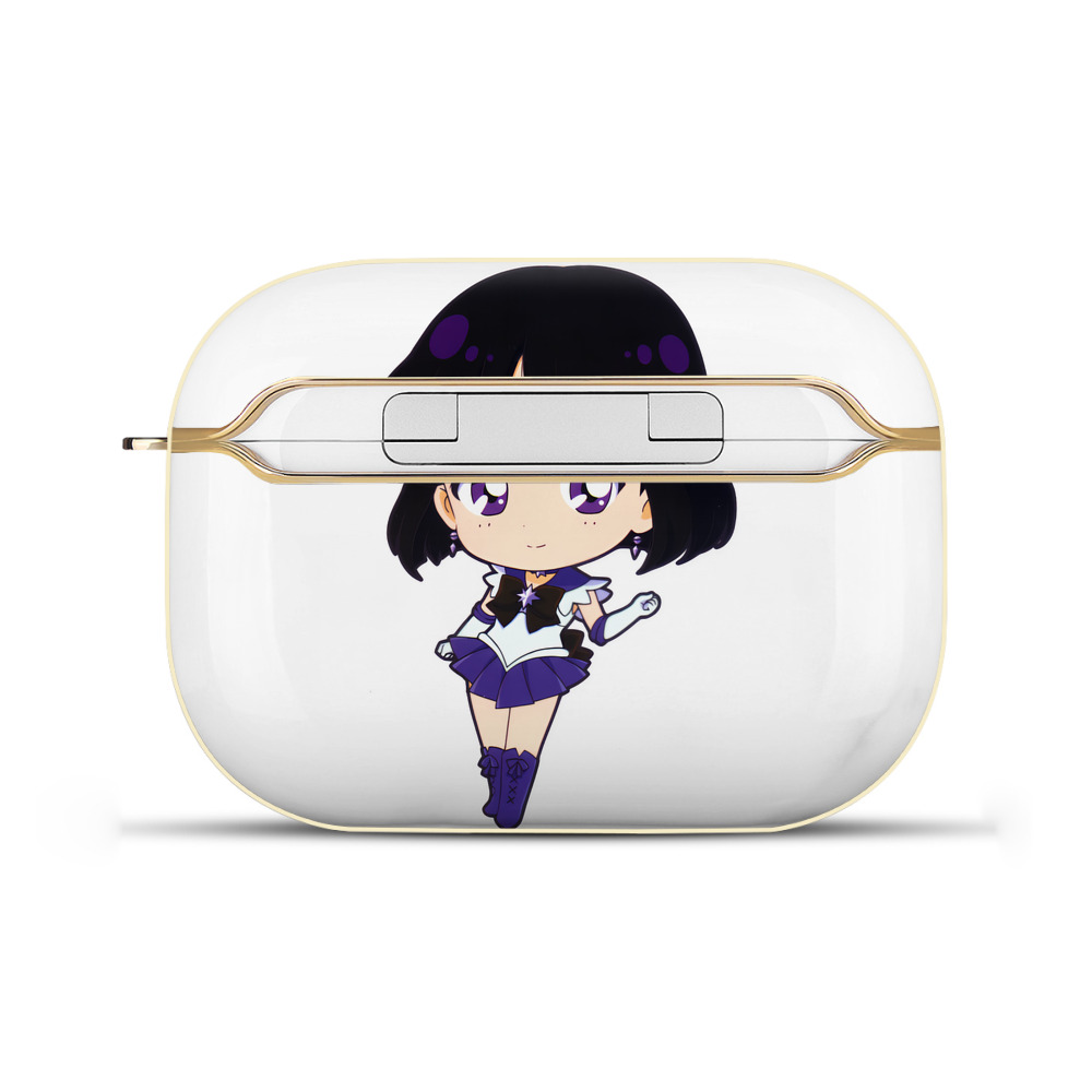 （画像用） 美少女戦士セーラームーン 土萠ほたる Sailor Moon Tomoe Hotaru （セーラーサターン；Sailor Saturn） 【AirPods Pro用】ハードシェル保護ケース｜耐衝撃・防指紋・カラビナ付き商品仕様