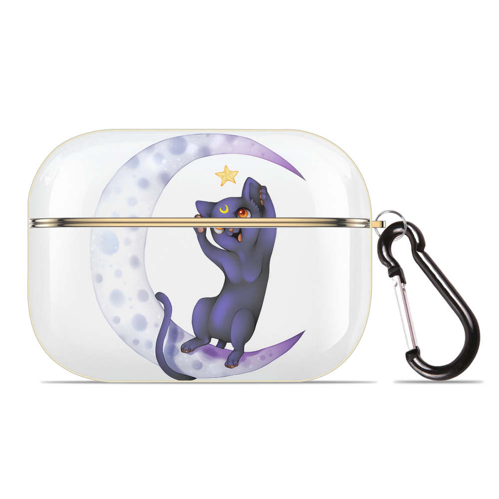 （画像用） 美少女戦士セーラームーン Sailor Moon 【AirPods Pro用】ハードシェル保護ケース｜耐衝撃・防指紋・カラビナ付き商品仕様