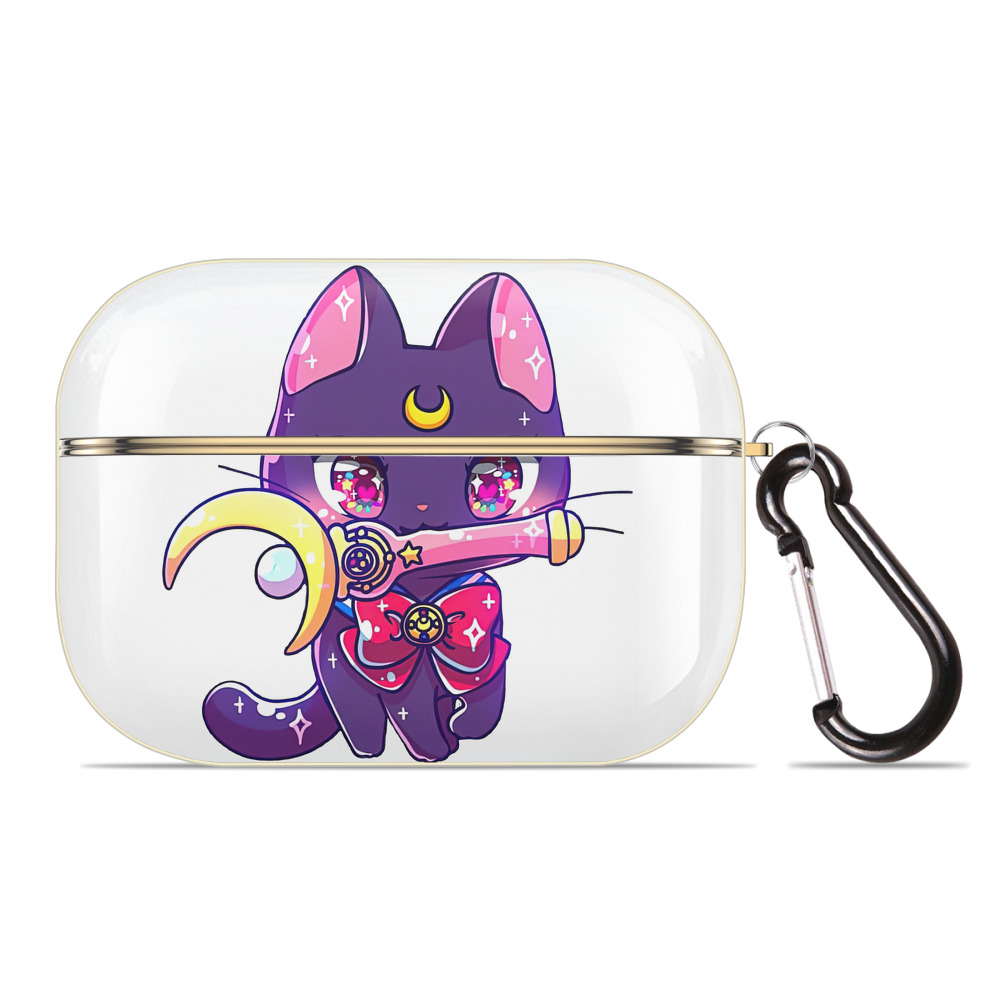 （画像用） 美少女戦士セーラームーン Sailor Moon 【AirPods Pro用】ハードシェル保護ケース｜耐衝撃・防指紋・カラビナ付き商品仕様