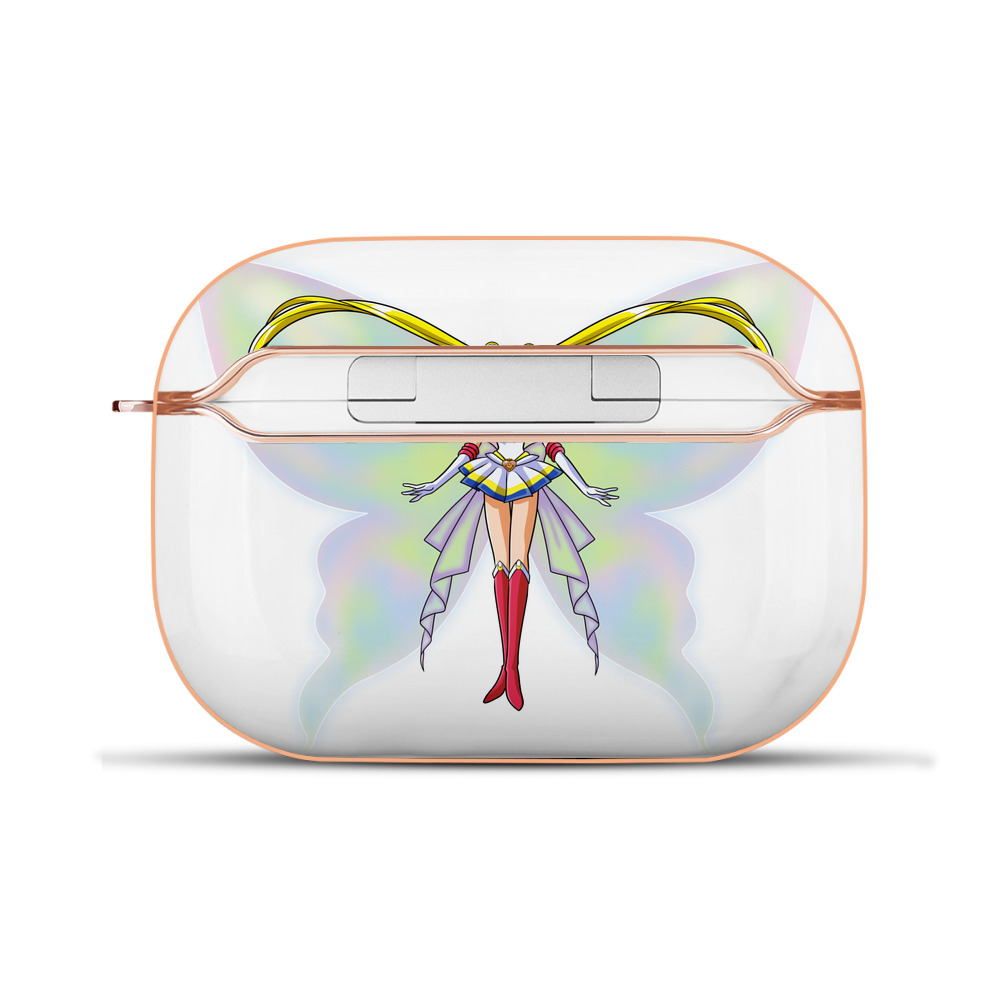 （画像用） 美少女戦士セーラームーン 月野 うさぎ つきの うさぎ Sailor Moon Tsukino Usagi 【AirPods Pro用】ハードシェル保護ケース｜耐衝撃・防指紋・カラビナ付き商品仕様