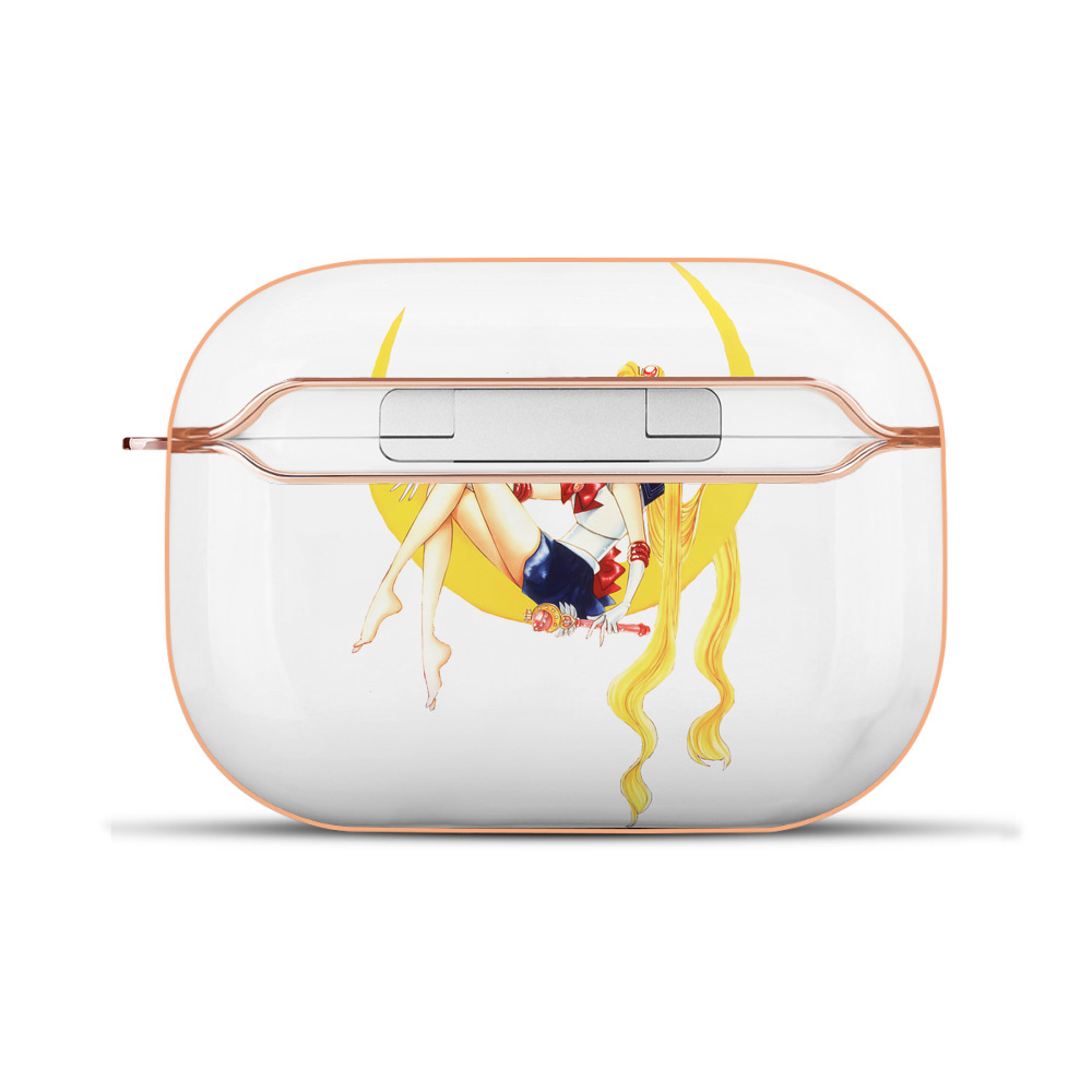 （画像用） 美少女戦士セーラームーン 月野 うさぎ つきの うさぎ Sailor Moon Tsukino Usagi 【AirPods Pro用】ハードシェル保護ケース｜耐衝撃・防指紋・カラビナ付き商品仕様